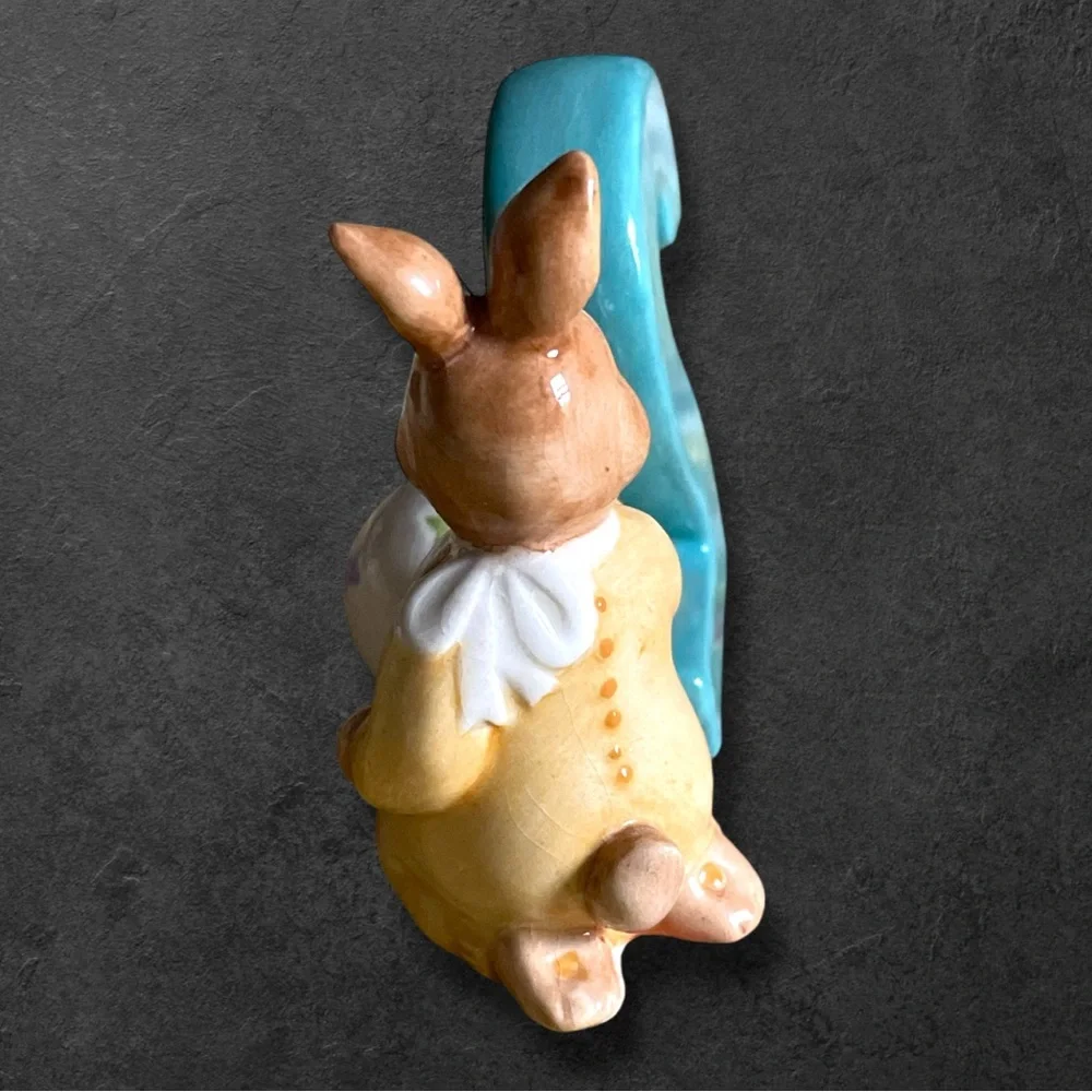 VTG 2004 by Royal Doulton Childhood Memories Bunnykins #2 Ceramic Cake Topper